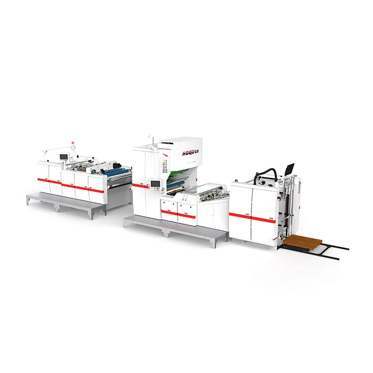 Avtomatik Zəncirli Bıçaq Tozunu Çıxaran Laminasiya Maşını